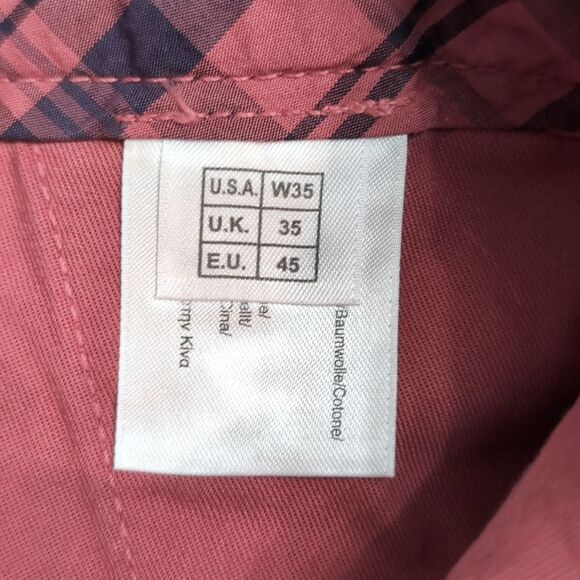 BROOKS Brothers 7" Inseam Red Bermuda Short Size 35 NWT - Picture 6 of 8